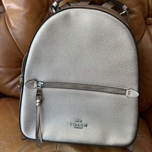 Coach Metallic Gold Backpack